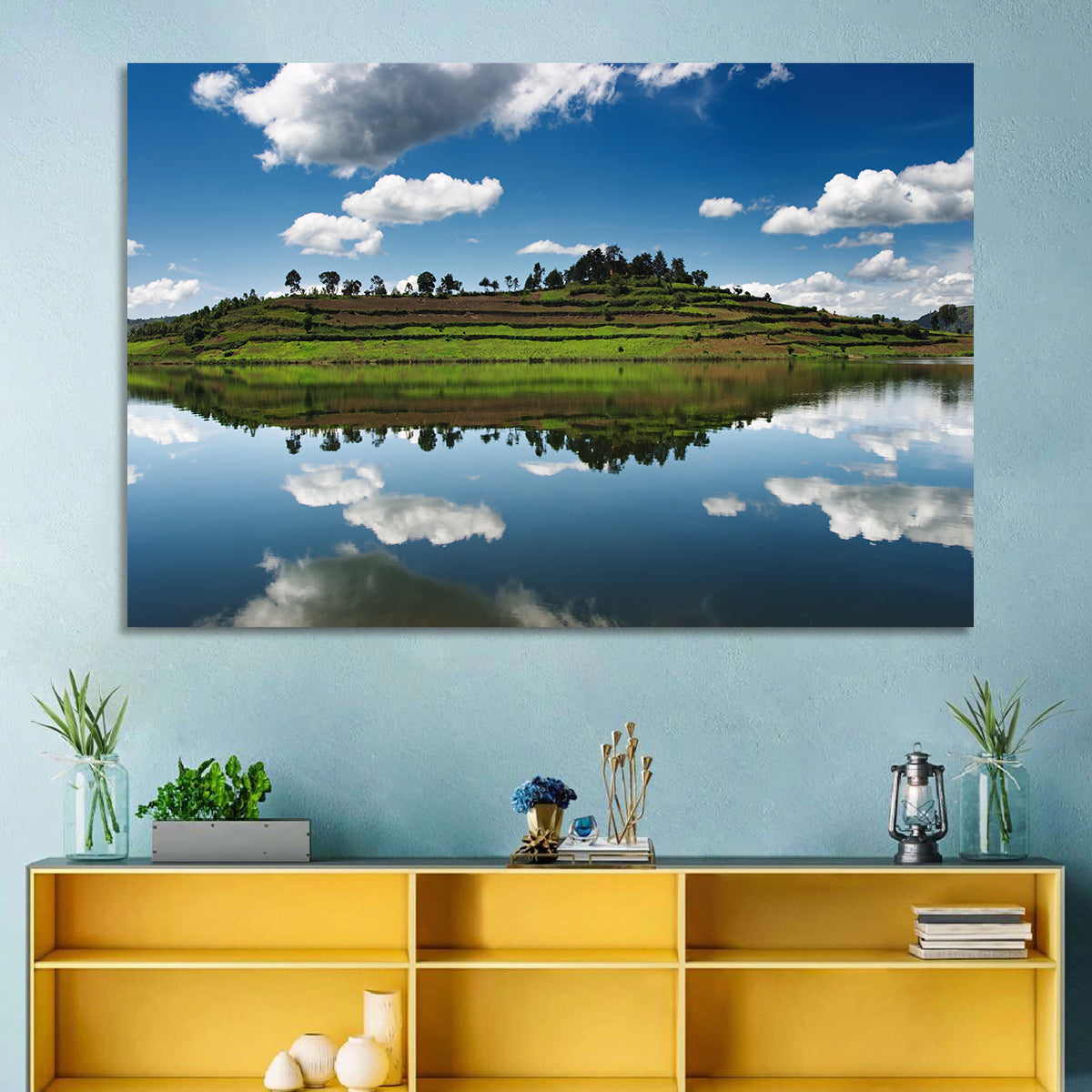 Bunyonyi Lake Reflection Wall Art