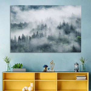 Misty Mountain Forest Wall Art