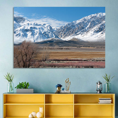 Eastern Sierra Winter Peaks Wall Art