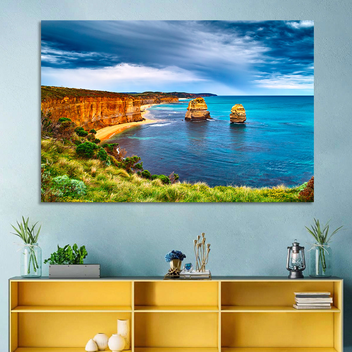 Twelve Apostles at Port Campbell Wall Art in a room, landscape