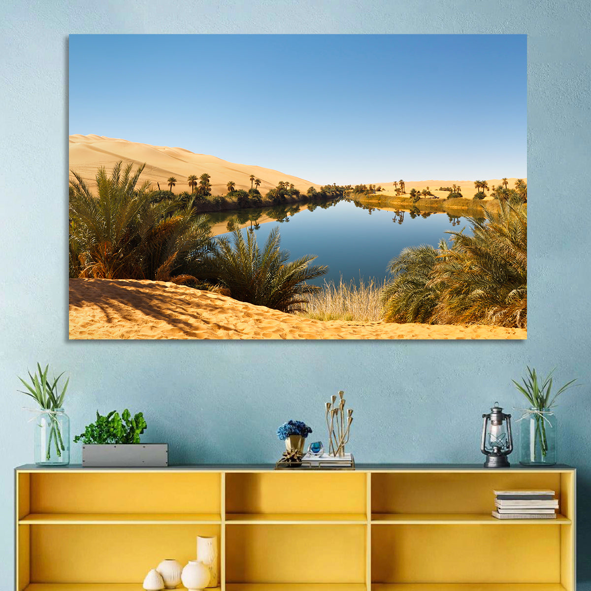 Umm Al Ma Desert Oasis Wall Art