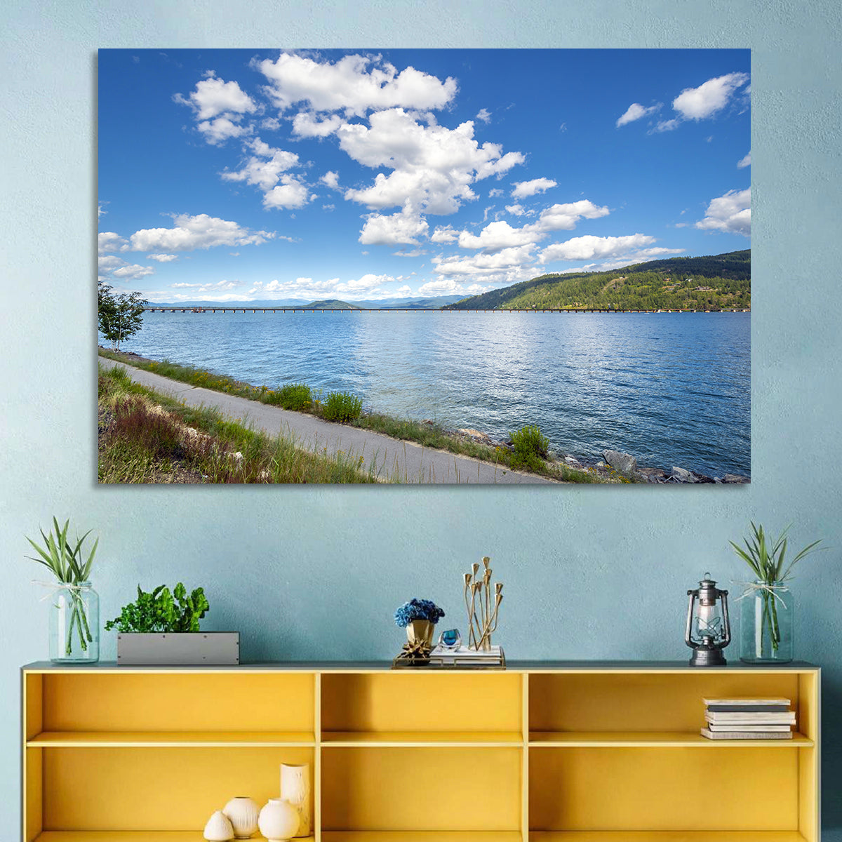 Lake Pend Oreille Bridge View Wall Art