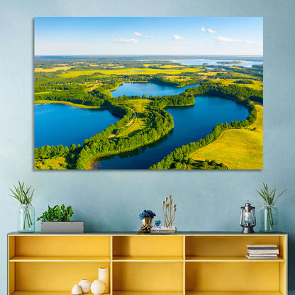 Narachanski Lake Meadows Aerial View Wall Art