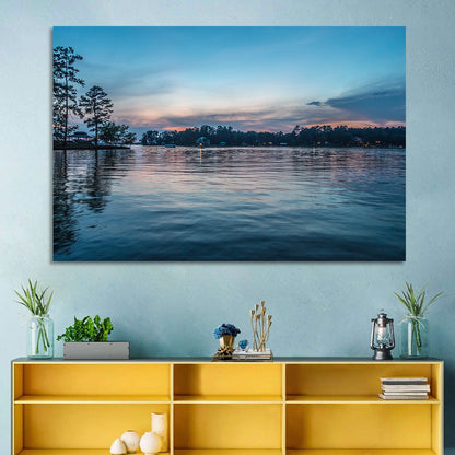Lake Wateree Twilight Reflection Wall Art