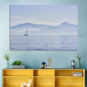 Boat & Calm Sea Wall Art