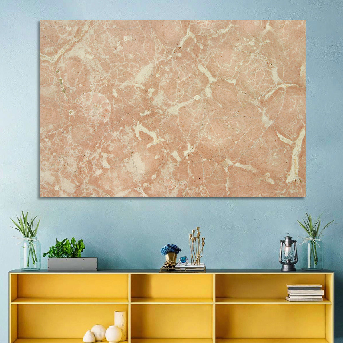 Fossil Veins Marble Study Wall Art