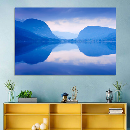 Lake Bohinj Morning Reflection Wall Art