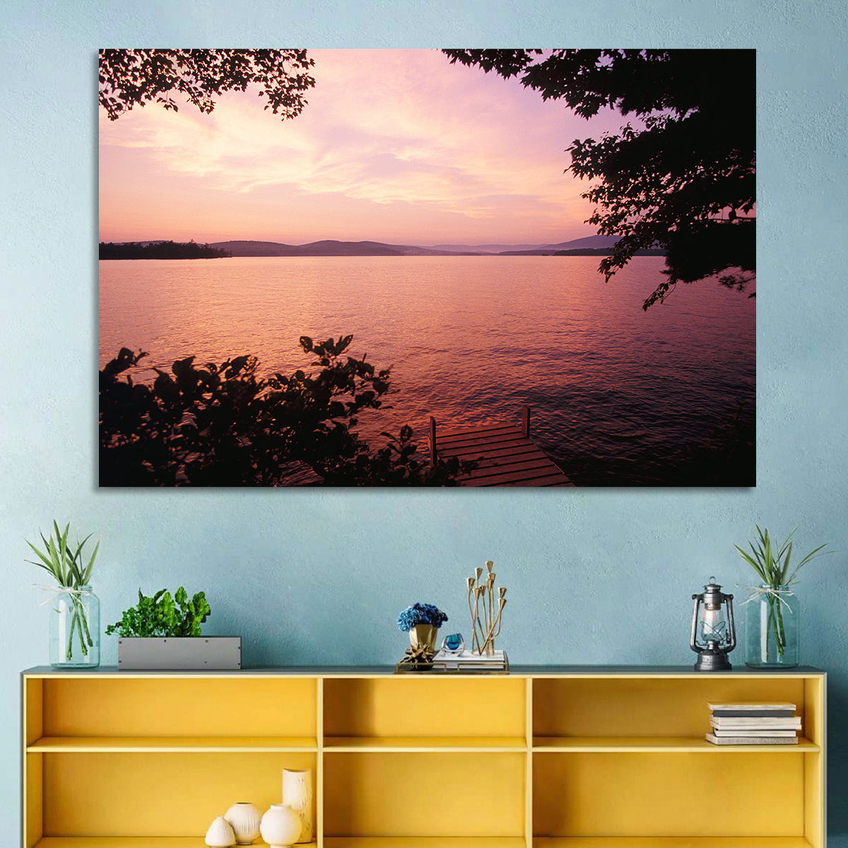Lake Winnipesaukee Sunset Wall Art