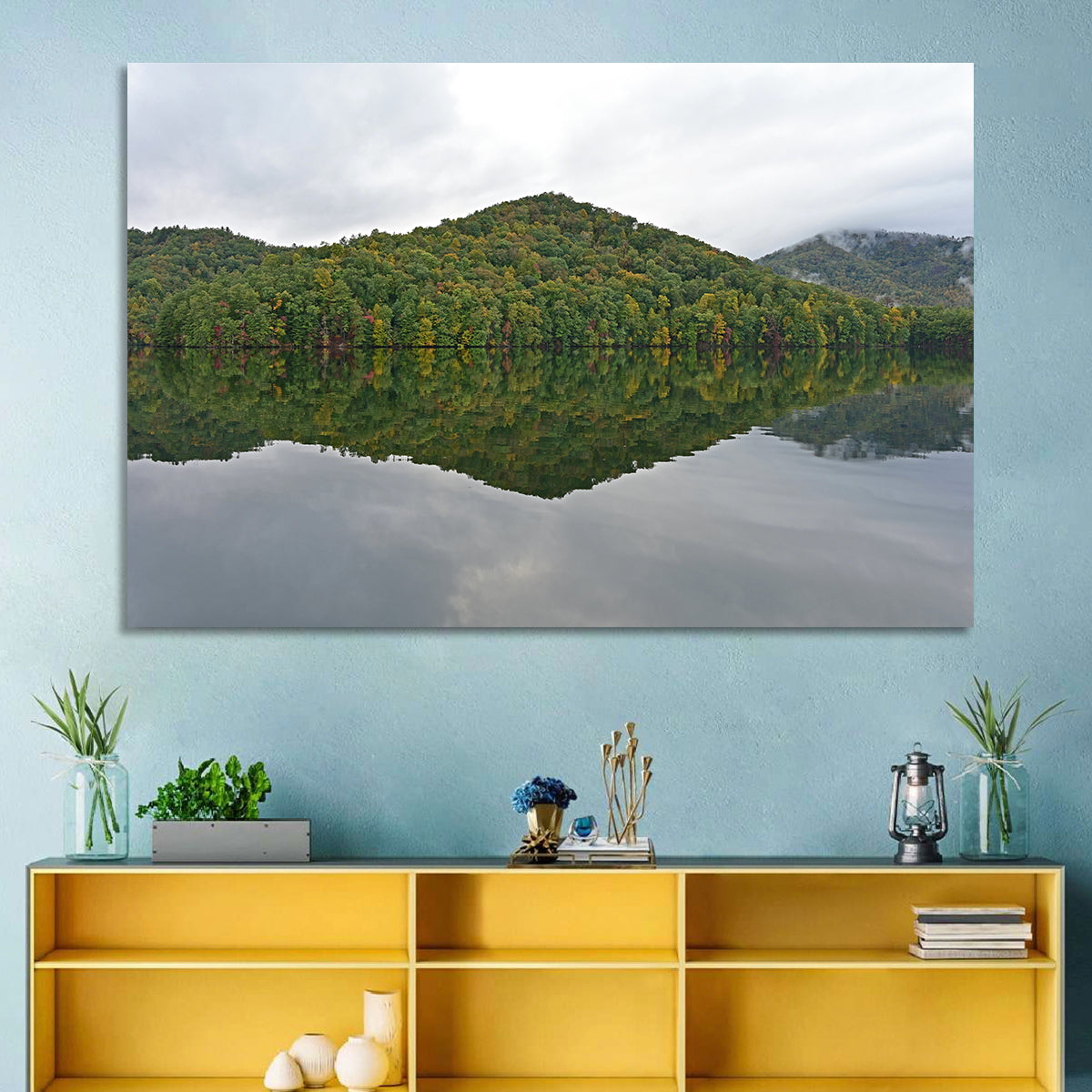 Calm Reflection at Lake Santeetlah Wall Art