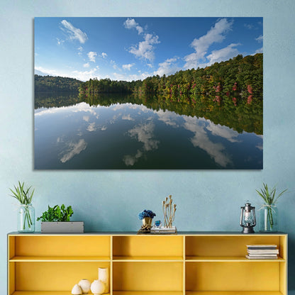 Autumn Reflection at Lake Santeetlah Wall Art