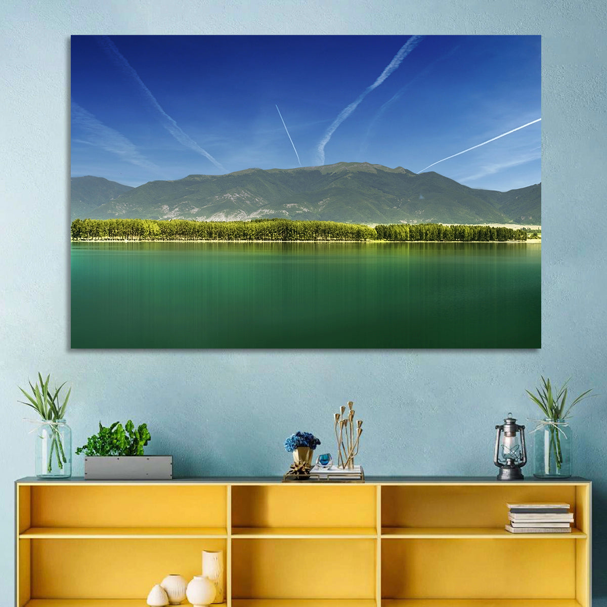 Koprinka Dam Reflections Wall Art