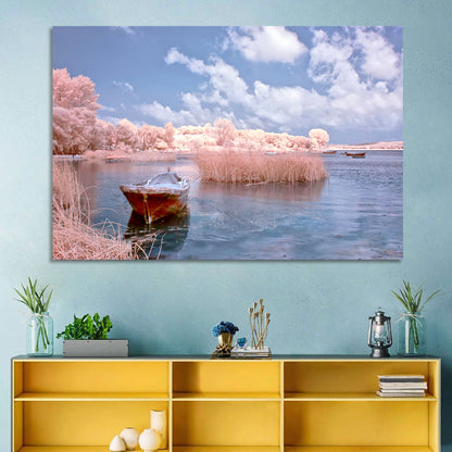 Golyazi Lake Boat Wall Art