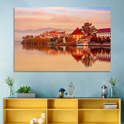 Svět Pond, Trebon Sunrise Wall Art
