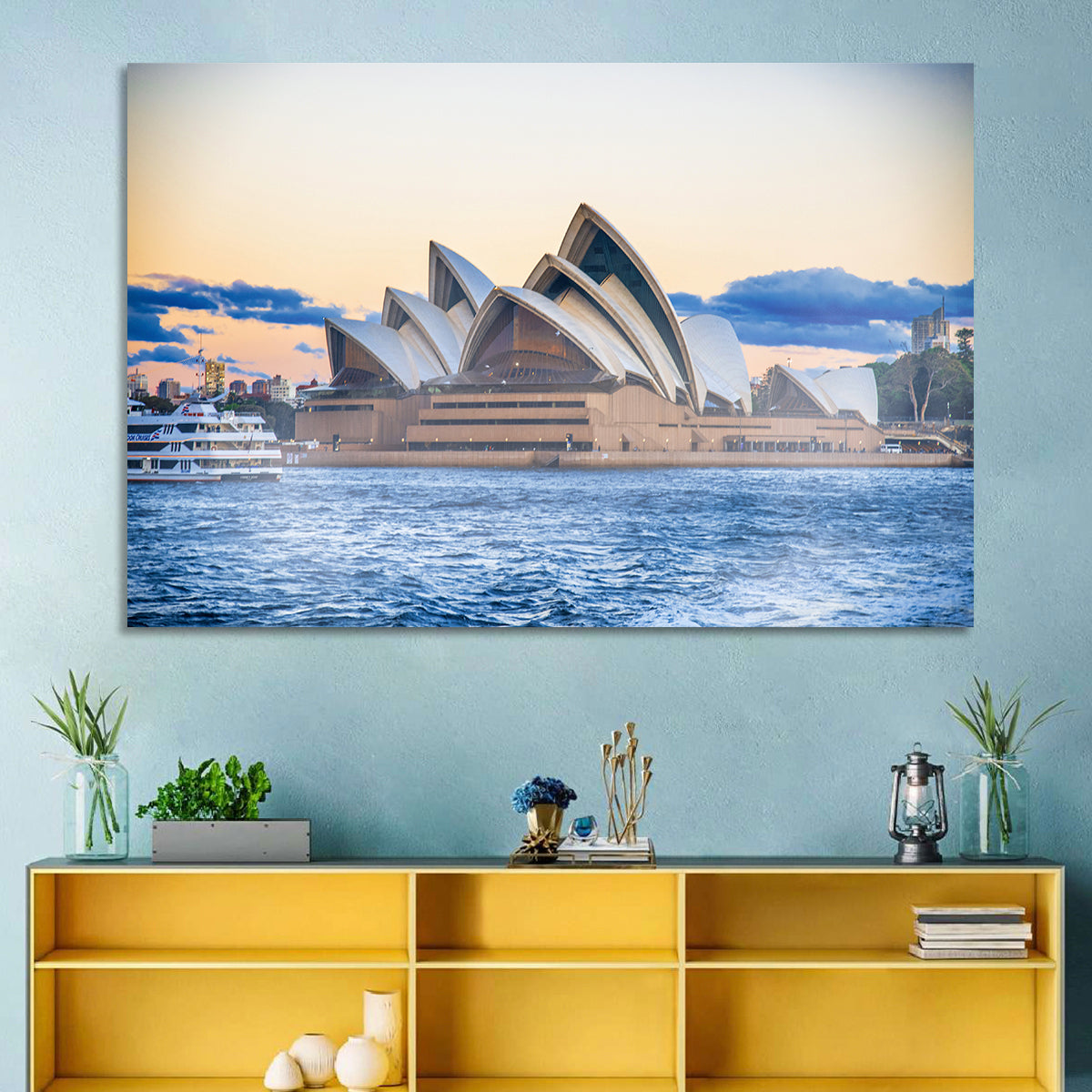 Sydney Opera House at Dusk Wall Art