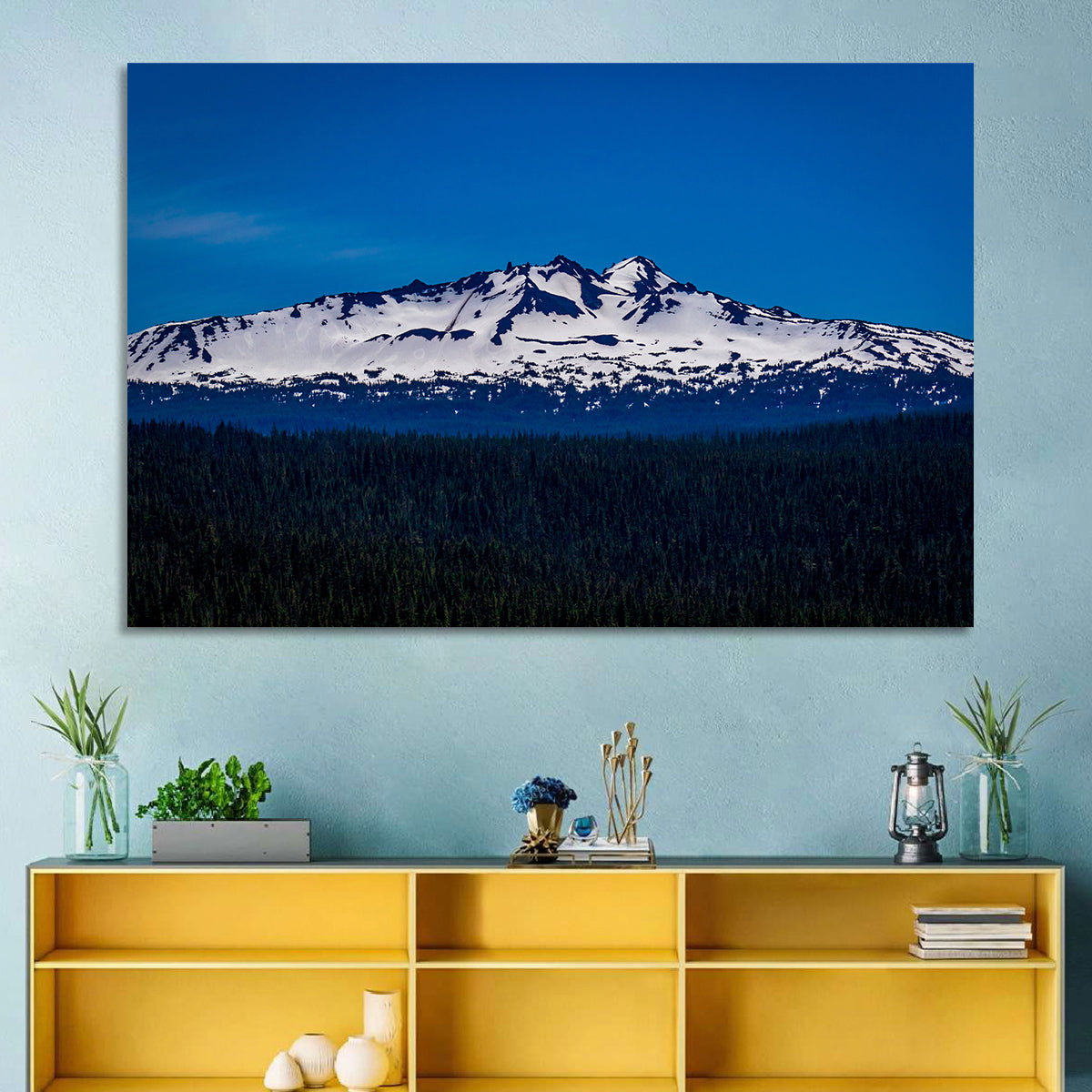Diamond Peak, Oregon Wall Art in a room, landscape
