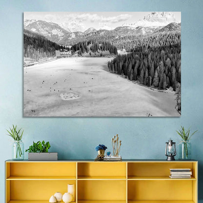 Dolomites at Lago Di Misurina Wall Art