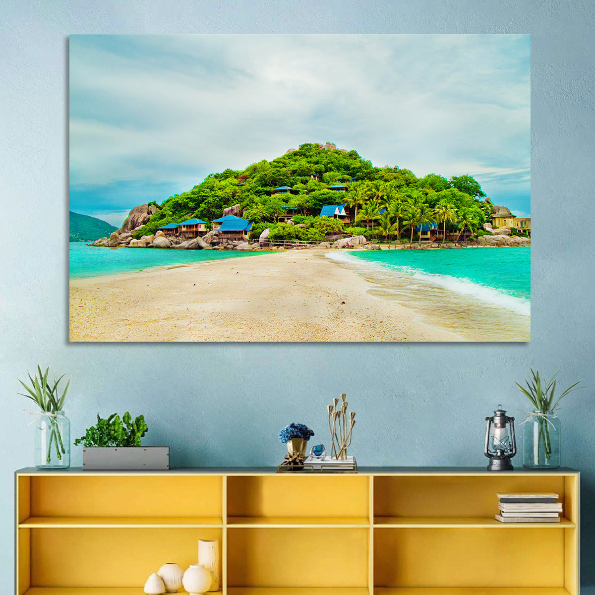 Koh Nang Yuan Sandbar Island Beach Wall Art