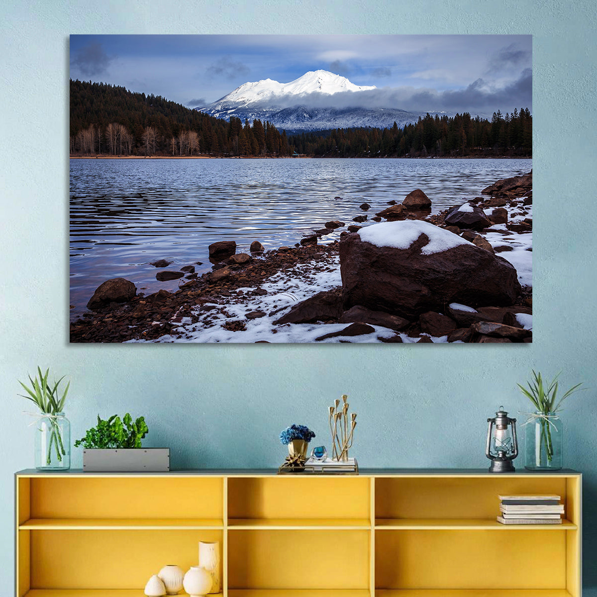 Mount Shasta and Lake Siskiyou Wall Art