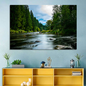 Bavarian Forest River Wall Art