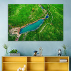 Meadows Lake Aerial Wall Art