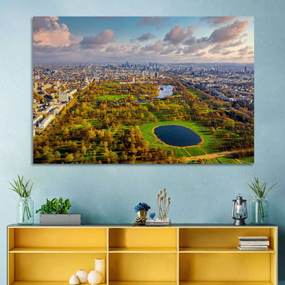 Hyde Park Aerial View Wall Art