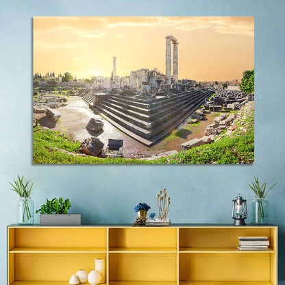 Temple of Apollo at Didyma at Golden Hour Wall Art