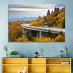Linn Cove Viaduct at Grandfather Mountain Wall Art