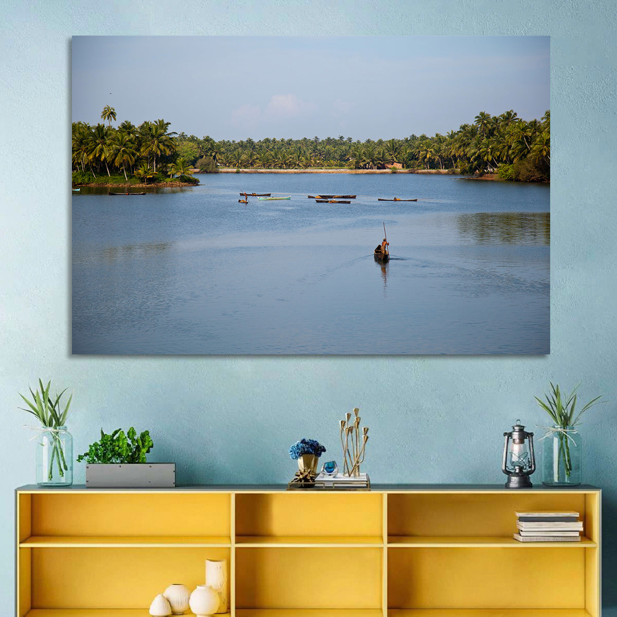 Lake in Udupi Karnataka Wall Art