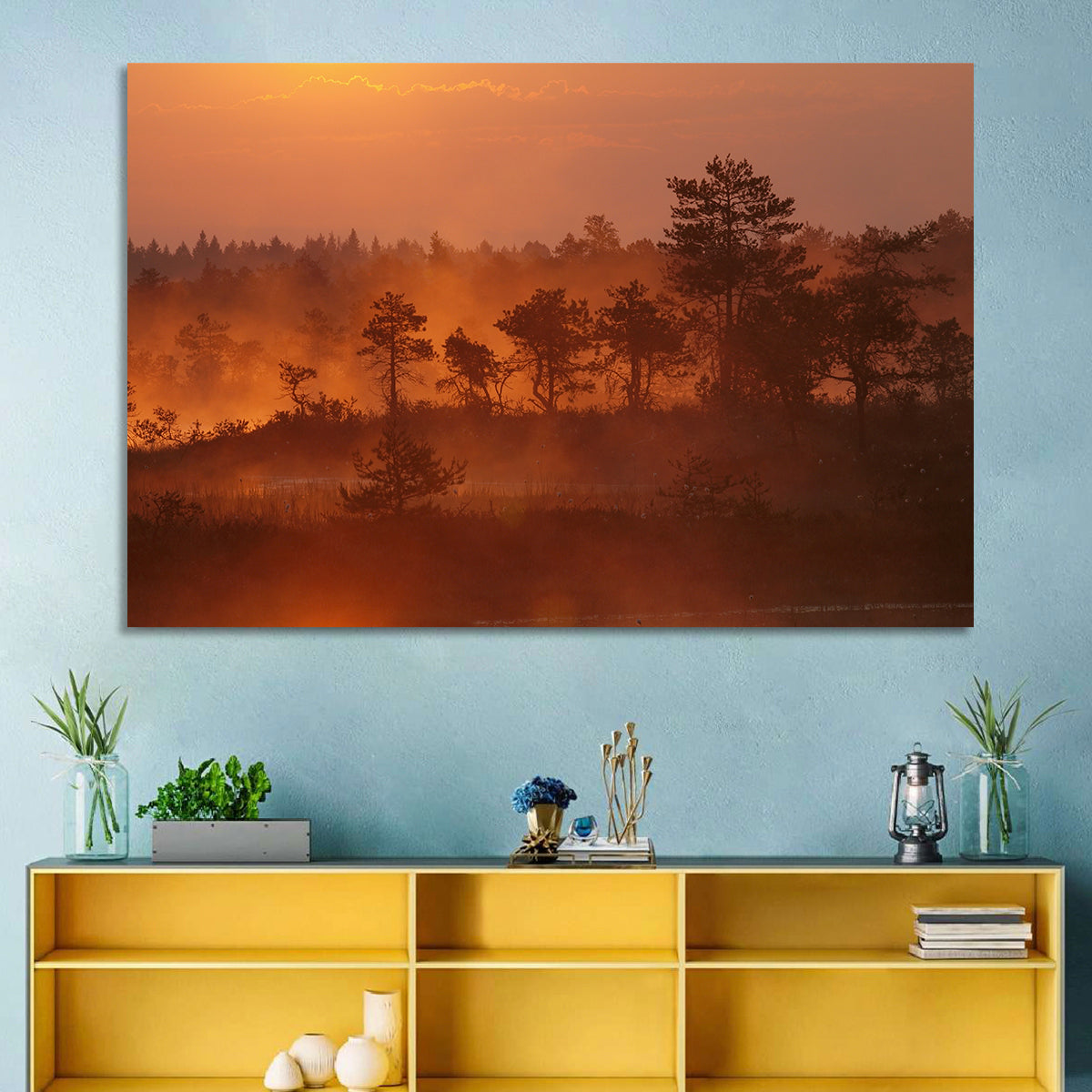 Kakerdaja Bog at Sunrise Wall Art