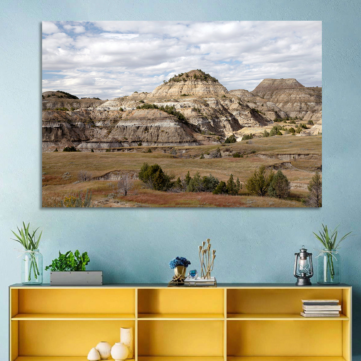 Theodore Roosevelt Badlands Vista Wall Art