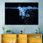 Underwater Bubble Motion Wall Art