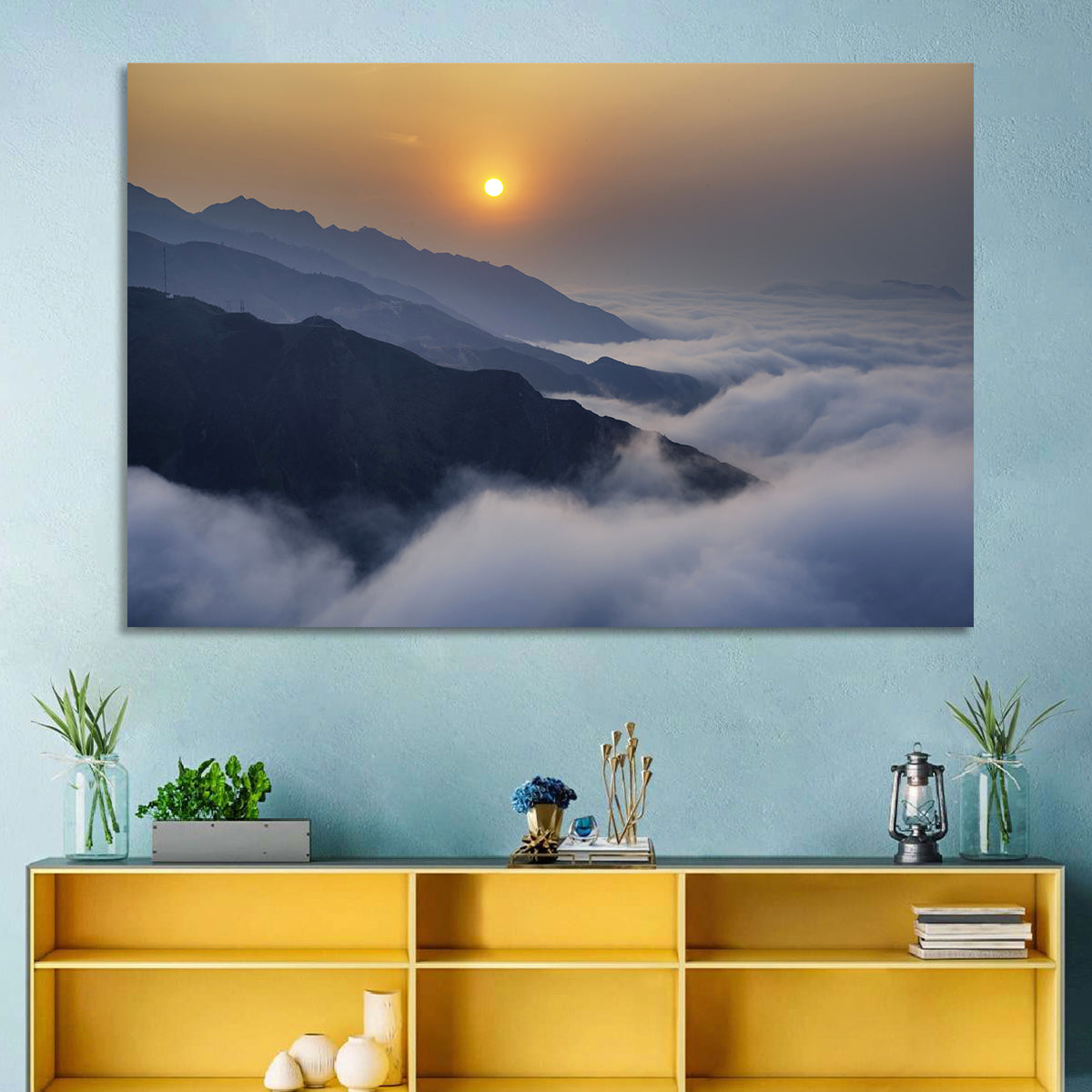 Ta Xua Range at Golden Dawn Wall Art