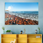 Lake Ontario Terracotta Shoreline Wall Art
