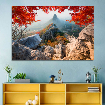 Khao Nor Maple Framed Peak Wall Art