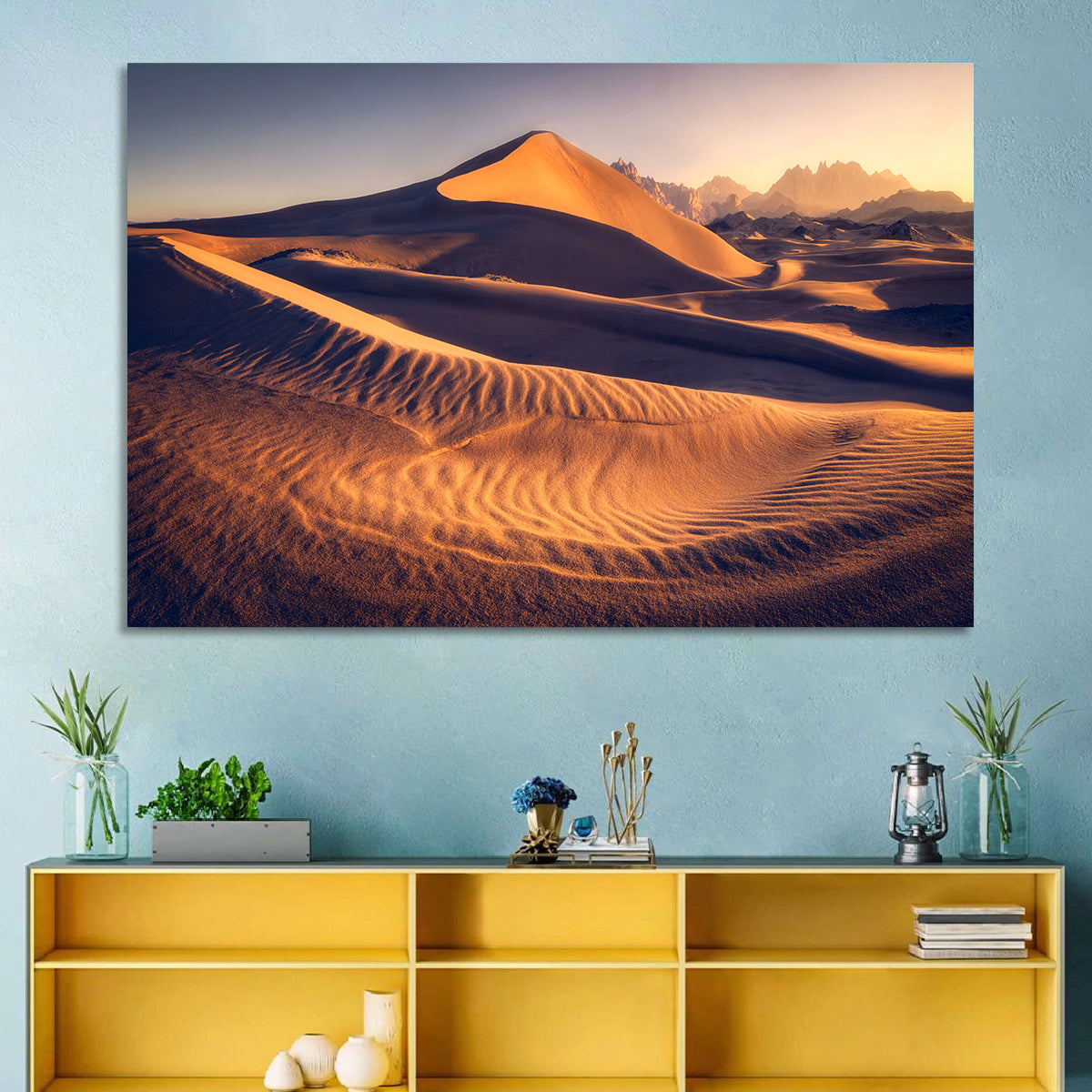 Tabuk Golden Hour Dunes Wall Art