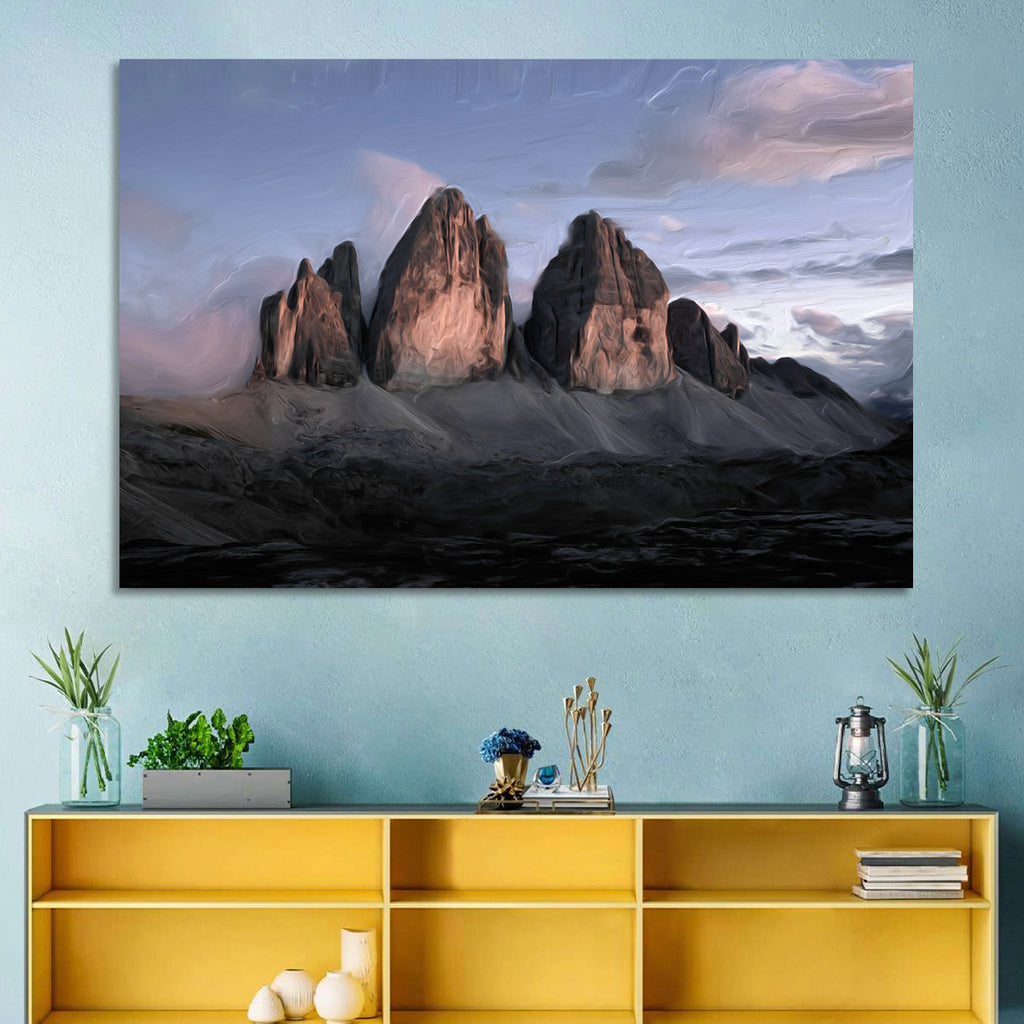 Tre Cime at Dusk Wall Art