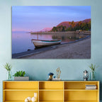 Lake Chapala Shoreline at Dusk Wall Art