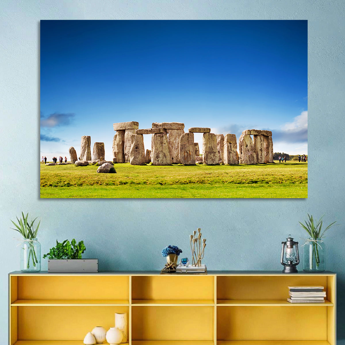 Stonehenge Under Blue Sky Wall Art