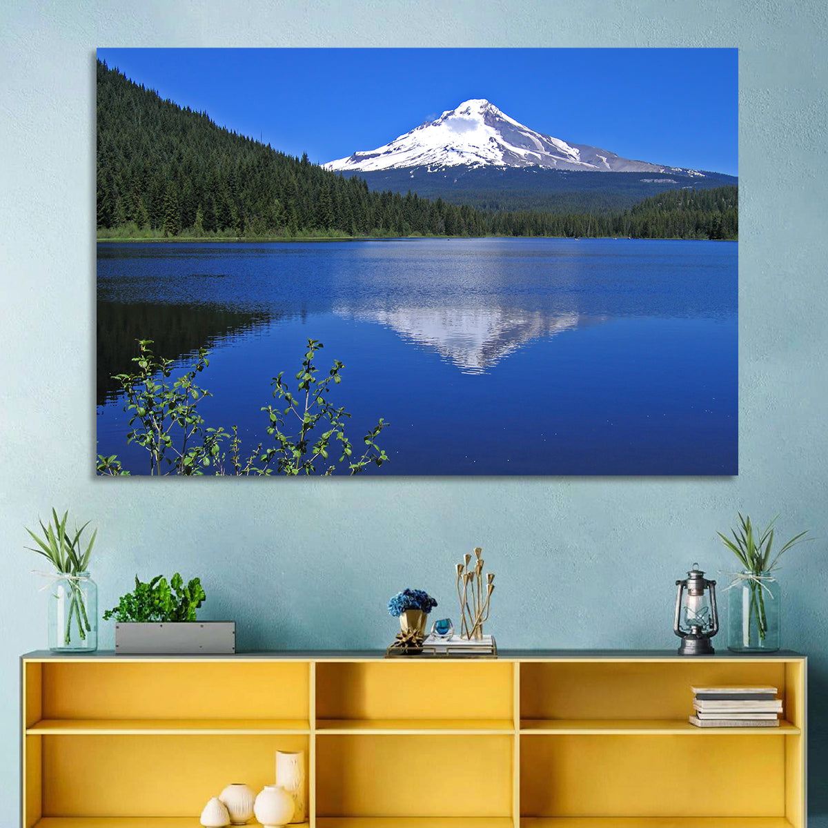 Mount Hood at Trillium Lake Wall Art