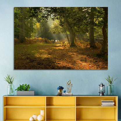 Autumn Forest Path, Hampshire Wall Art