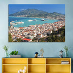Zakynthos Harbor View Wall Art