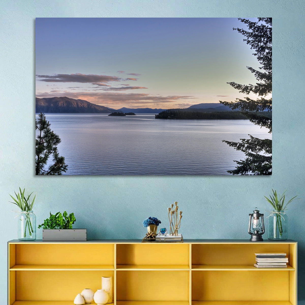 Lake Pend Oreille at Dusk Wall Art