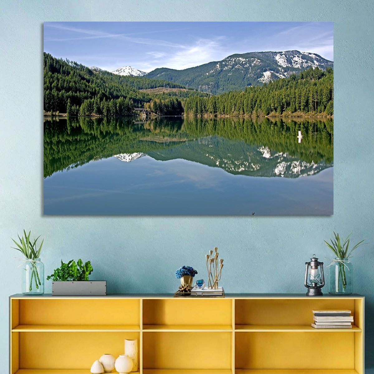 Lake Crescent Reflection Wall Art