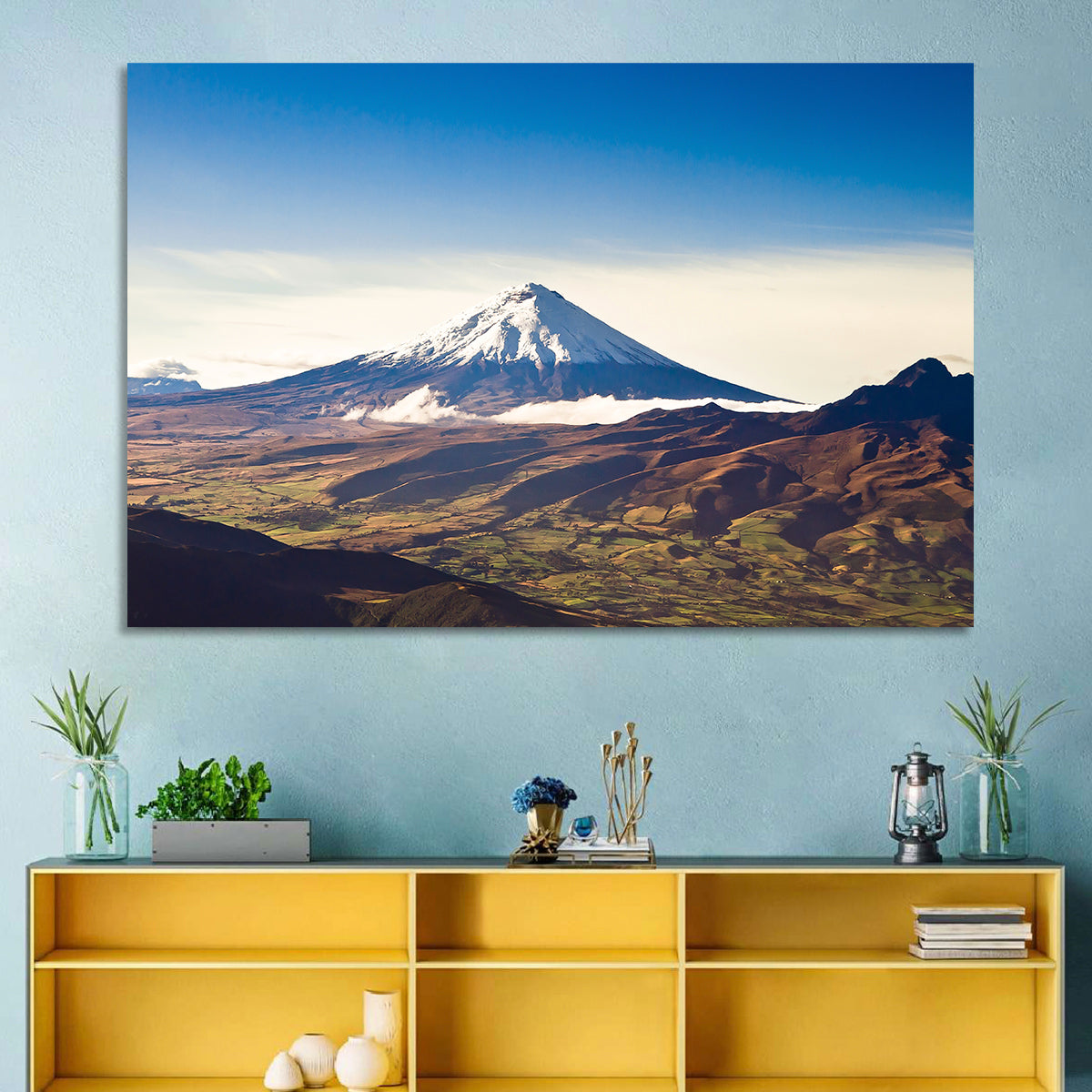 Cotopaxi Volcano Landscape Wall Art