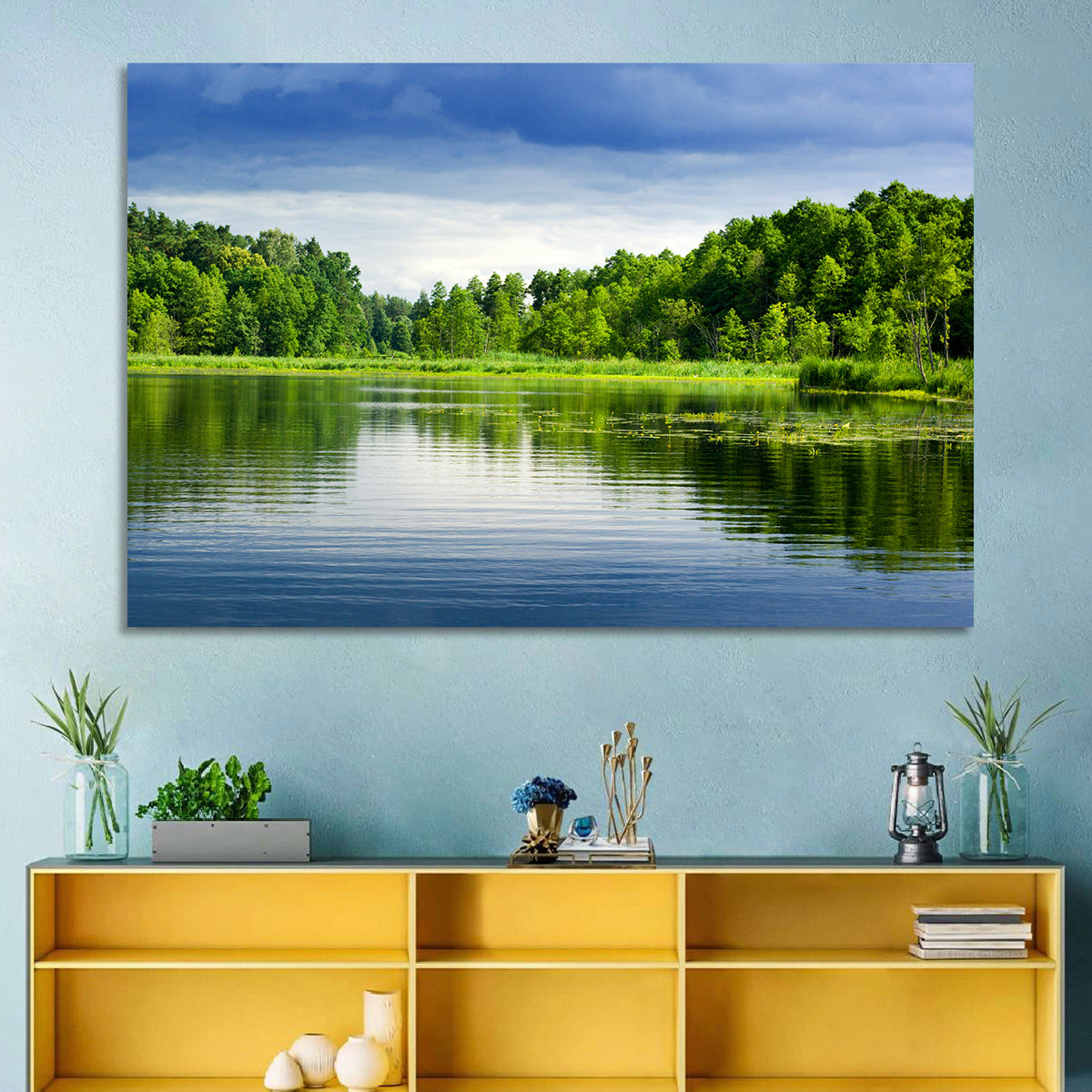 Mazury Forest Lake Wall Art