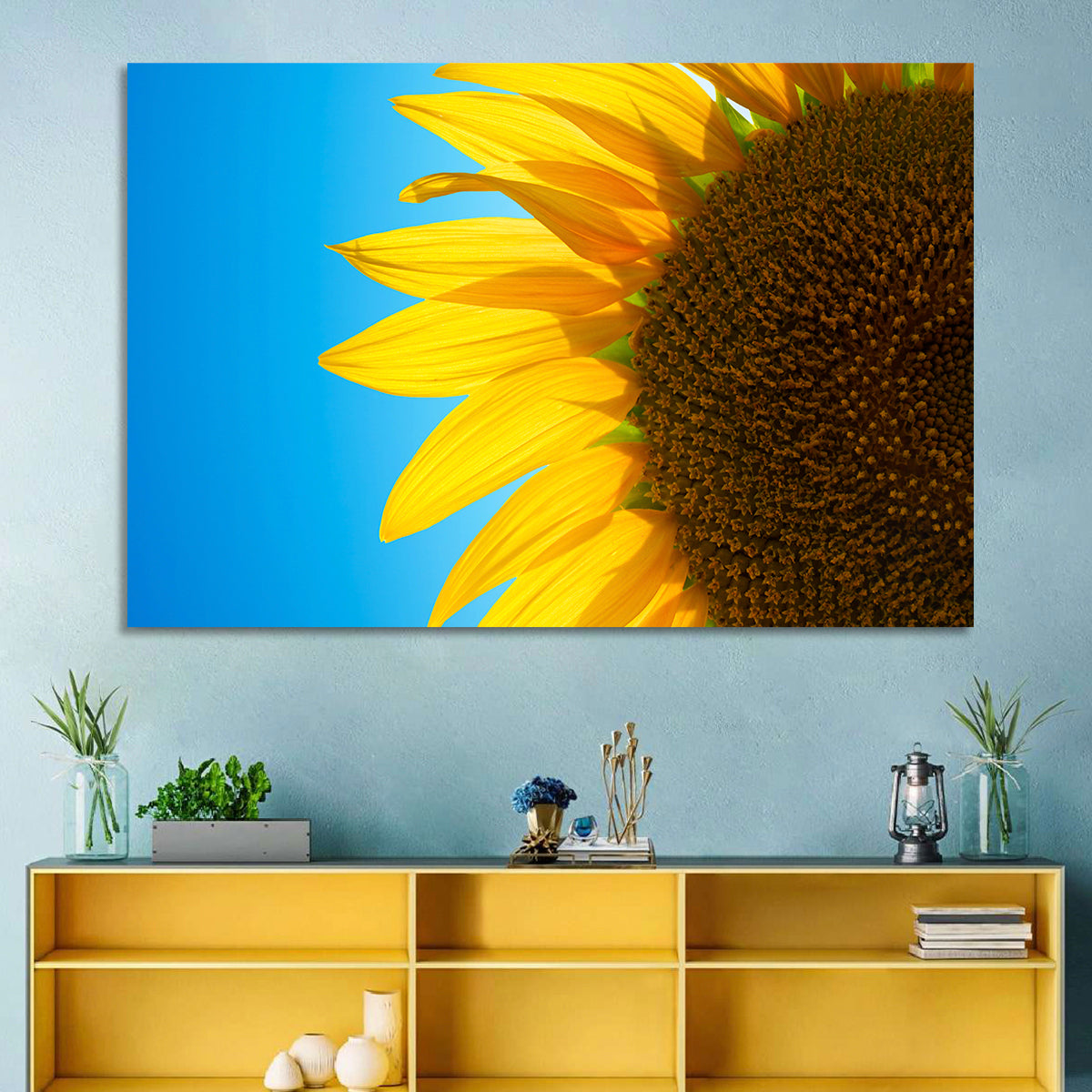 Sunflower Close-up Wall Art