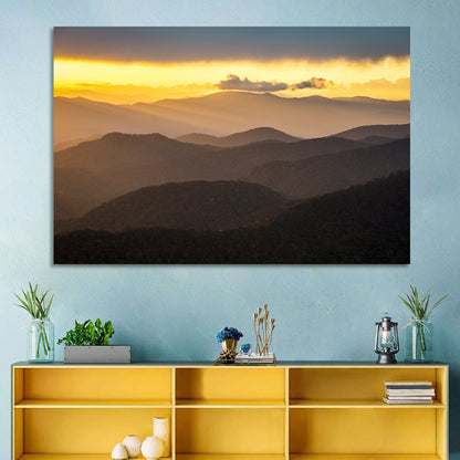 Southern Appalachian Sunset Wall Art