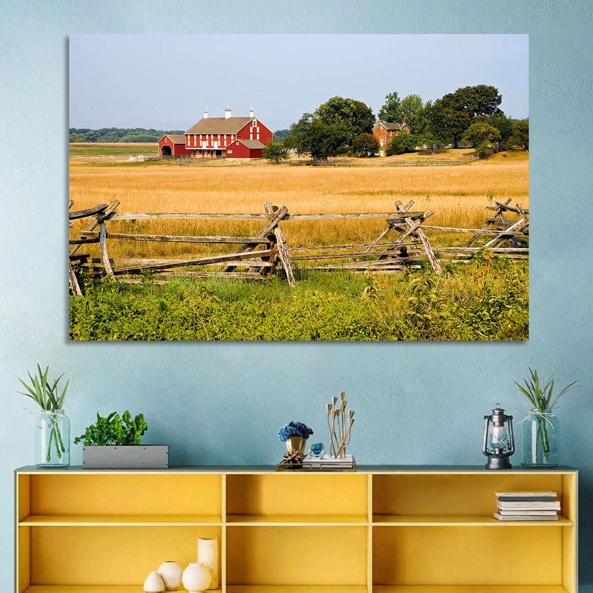 Gettysburg Farm Field Wall Art