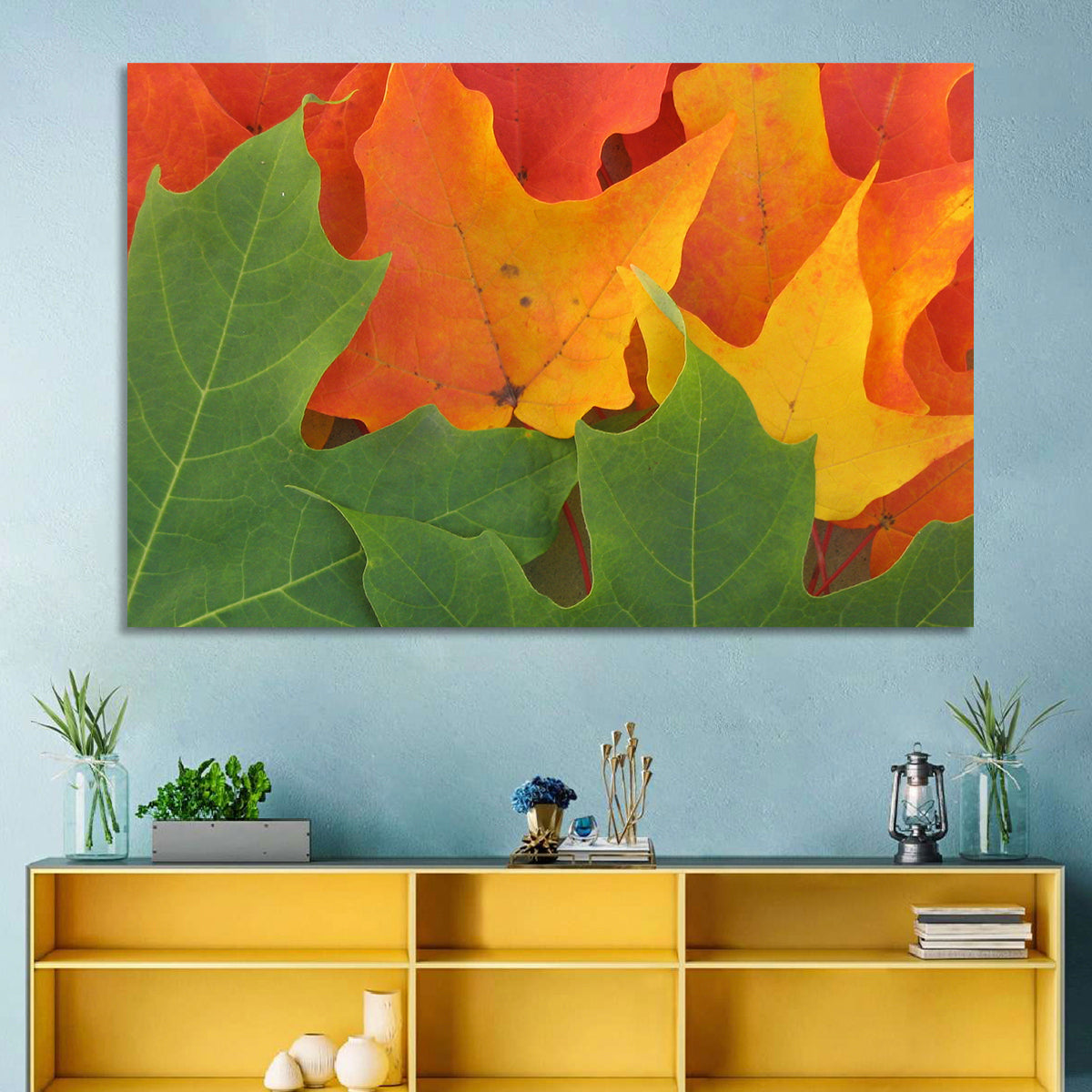 Autumn Maple Leaves Wall Art