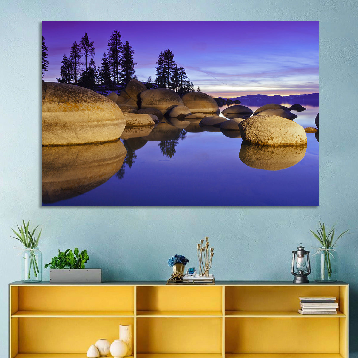 Lake Tahoe Twilight Wall Art